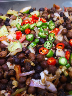 A picture of Kalay chany ki chaat.