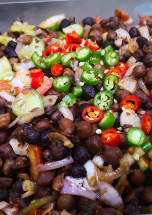 A picture of Kalay chany ki chaat.