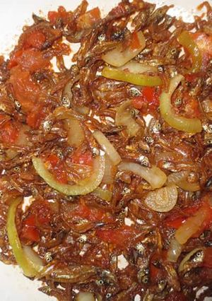 A picture of Fried Omena.
