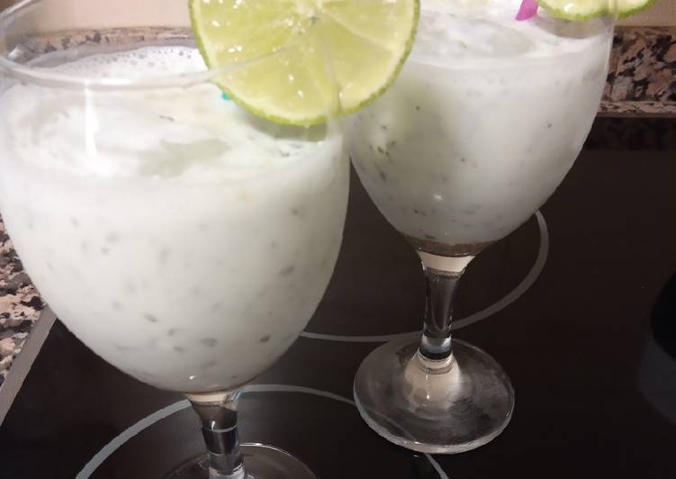 Sorbete de mojito light