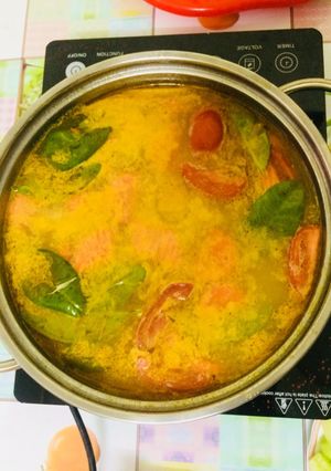 Hình của món Lẩu thái.