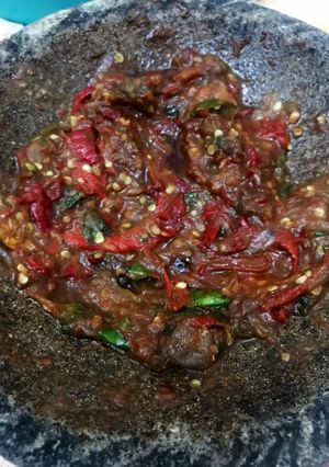 Foto resep Sambel belacan goreng