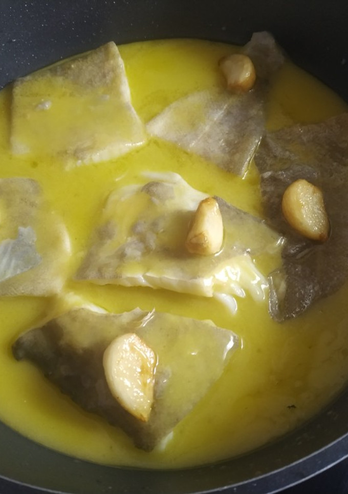 Una foto de Bacalao al pil pil