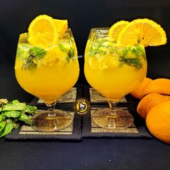 A picture of Orange Mint Mojito.