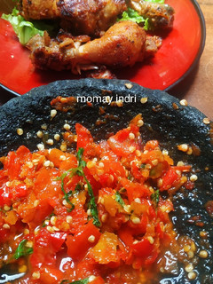 Foto resep Sambel mentah kemangi