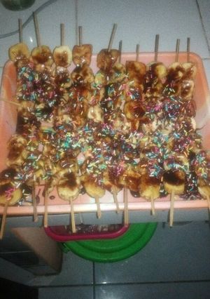 Foto resep Sate pisang panggang