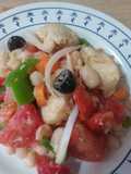 🥗 Ensalada de alubias blancas y pollo 🐔 al ras el hanout 🇲🇦