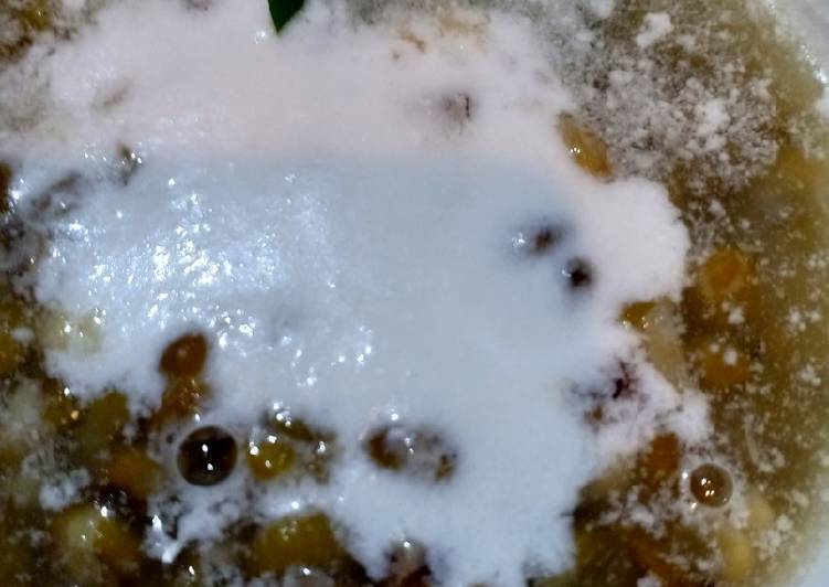 Resep (Seri Cemilan) Bubur kacang hijau gula merah jahe, Sempurna