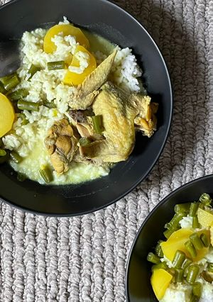 Foto resep Kari Ayam Kentang Buncis - Chicken Curry with Potato and Green Beans