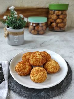 Foto resep Palm Cheese Ball Cookies