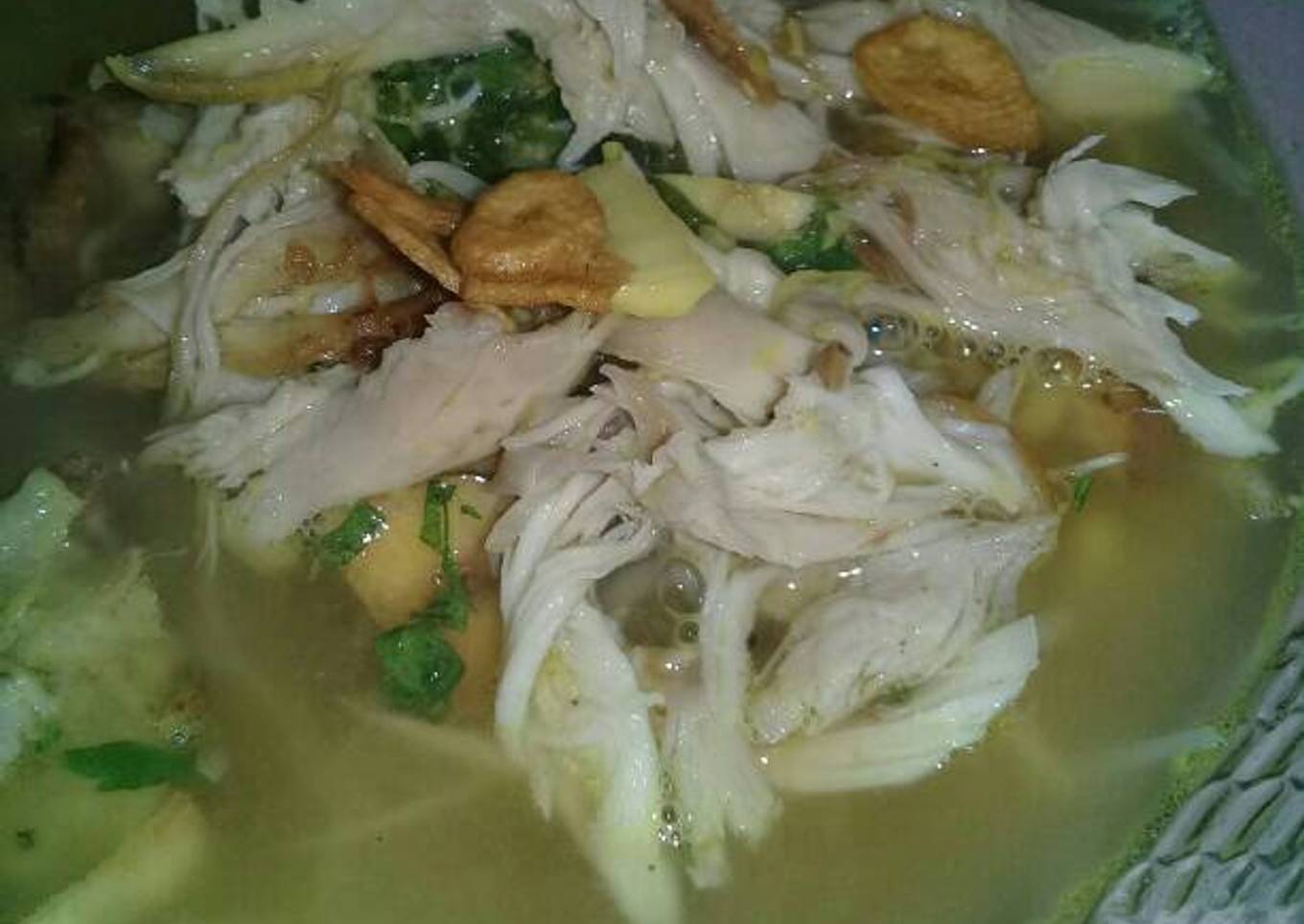 Soto ayam bening