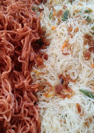 Foto resep Mie Hun n Mie merah ala Nabila amira