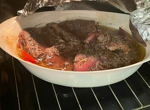 Una foto de Punta de ganso al horno cocción lenta