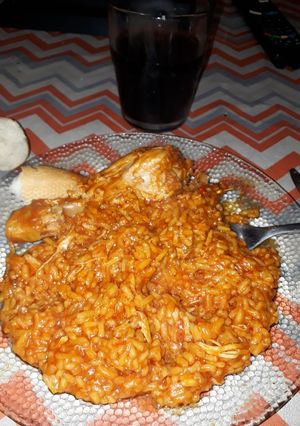 Una foto de Arroz con pollo