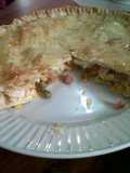 Tarta de pollo con verduras