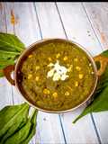Corn palak curry
