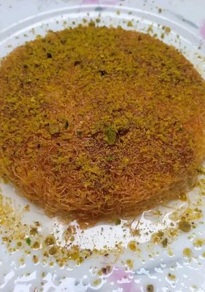 صورة لوصفة كنافة بالقشطة🤦♀️