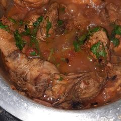 A picture of Tasty chicken stew.