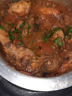 A picture of Tasty chicken stew.
