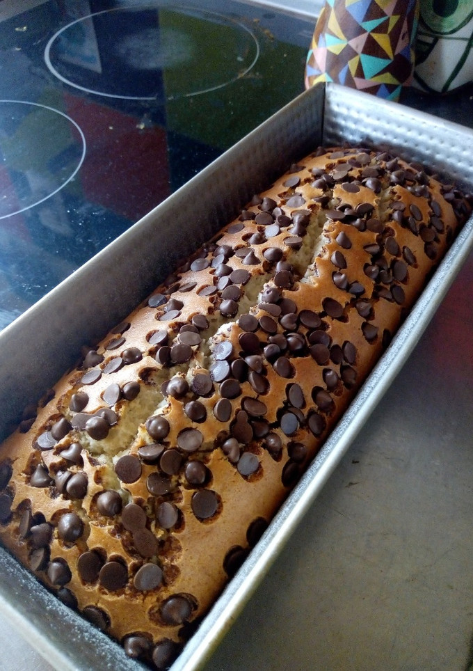Una foto de Budín de banana y harina de arroz en licuadora