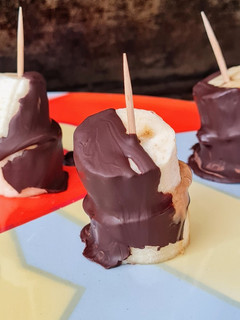 Una foto de Bocaditos saludables de banana 🍌Low carb sin edulcorante ni gluten ni lactosa ni harina ni fécula