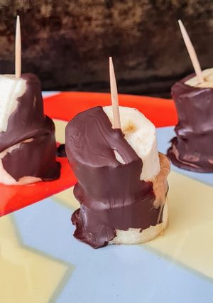 Una foto de Bocaditos saludables de banana 🍌Low carb sin edulcorante ni gluten ni lactosa ni harina ni fécula