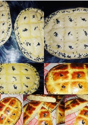صورة لوصفة خبز البيدا التركي