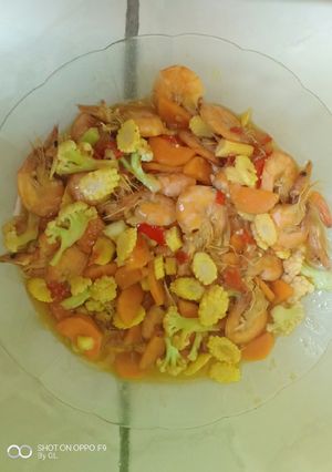 Foto resep Capcay udang babycorn