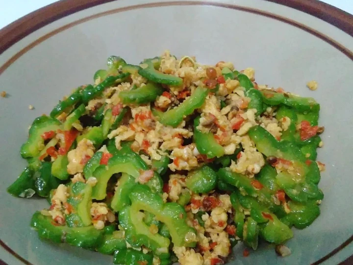 Cara Mudah Membuat Resep Tumis pare endog yang Enak Banget Anti Ribet, Bikin Ngiler