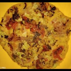 Moong dal uttapam A picture of Moong dal uttapam.