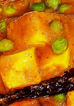 A picture of Matar paneer sabzi.