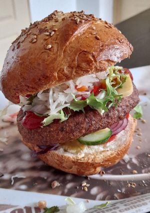 Hamburger zsemle recept fotója