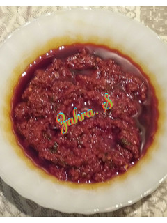 A picture of Schezwan Sauce.