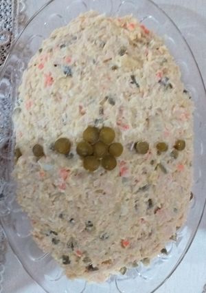 عکسی از دستور سالاد الویه