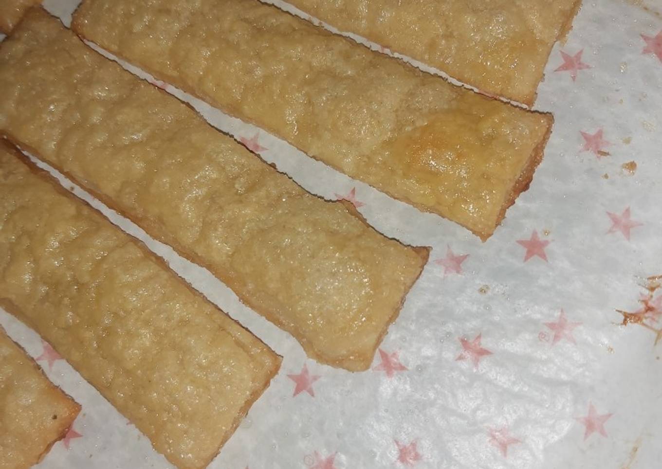 Forma con la masa hojaldre