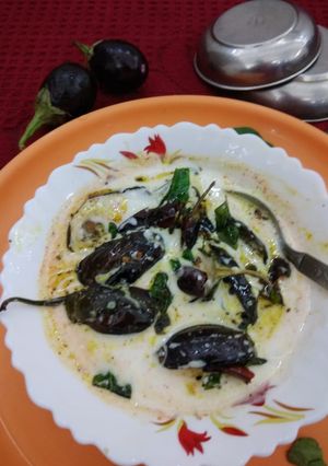 दही बैगन (dahi baingan recipe in Hindi) रेसिपी मुख्य फोटो