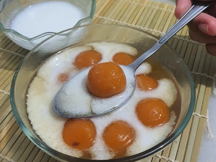 Langkah Mudah untuk Membuat Resep Kolak candil ubi kuning ala fe yang Enak Banget Anti Ribet, Bisa Manjain Lidah