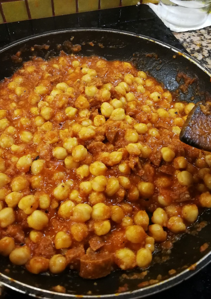 Una foto de Garbanzos Con Chorizo de agárrate