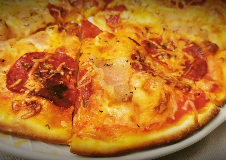 Pizza Pepperoni a mi estilo