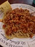 Fideos con tuco vegetariano