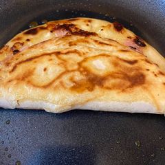 A picture of Pannenkoek (Dutch Pancakes).