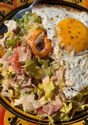 A picture of Leftover Kebab Salad.