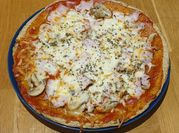 Una foto de pizza de quinoa