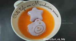 Hình ảnh món Oats tofu on Mandarin sauce - Đậu hũ non ym sốt quýt