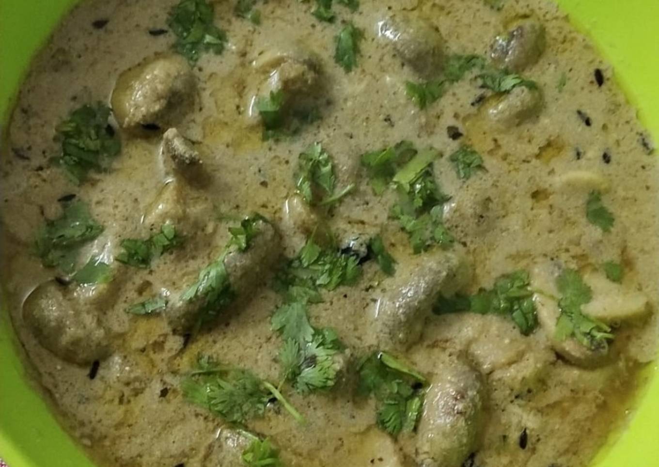 Malai Mushroom Korma