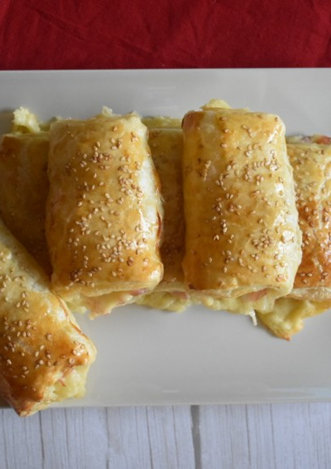 Una foto de Napolitanas de jamón y queso