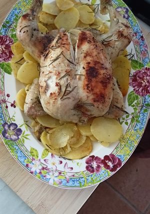 Una foto de Pollo al limón