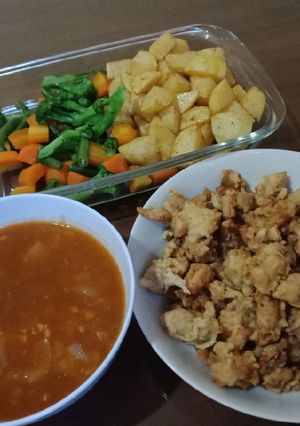 Foto resep Ayam tepung saos blackpepper