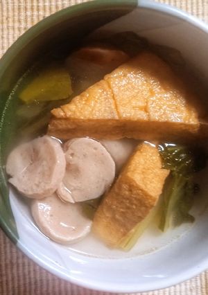 A picture of Fried Tofu Soup.