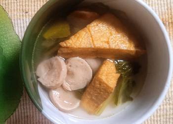 Easiest Way to Make Appetizing Fried Tofu Soup